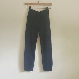 Loro Piana 100% Baby Cashmere Navy Knit Sweatpants Size 10